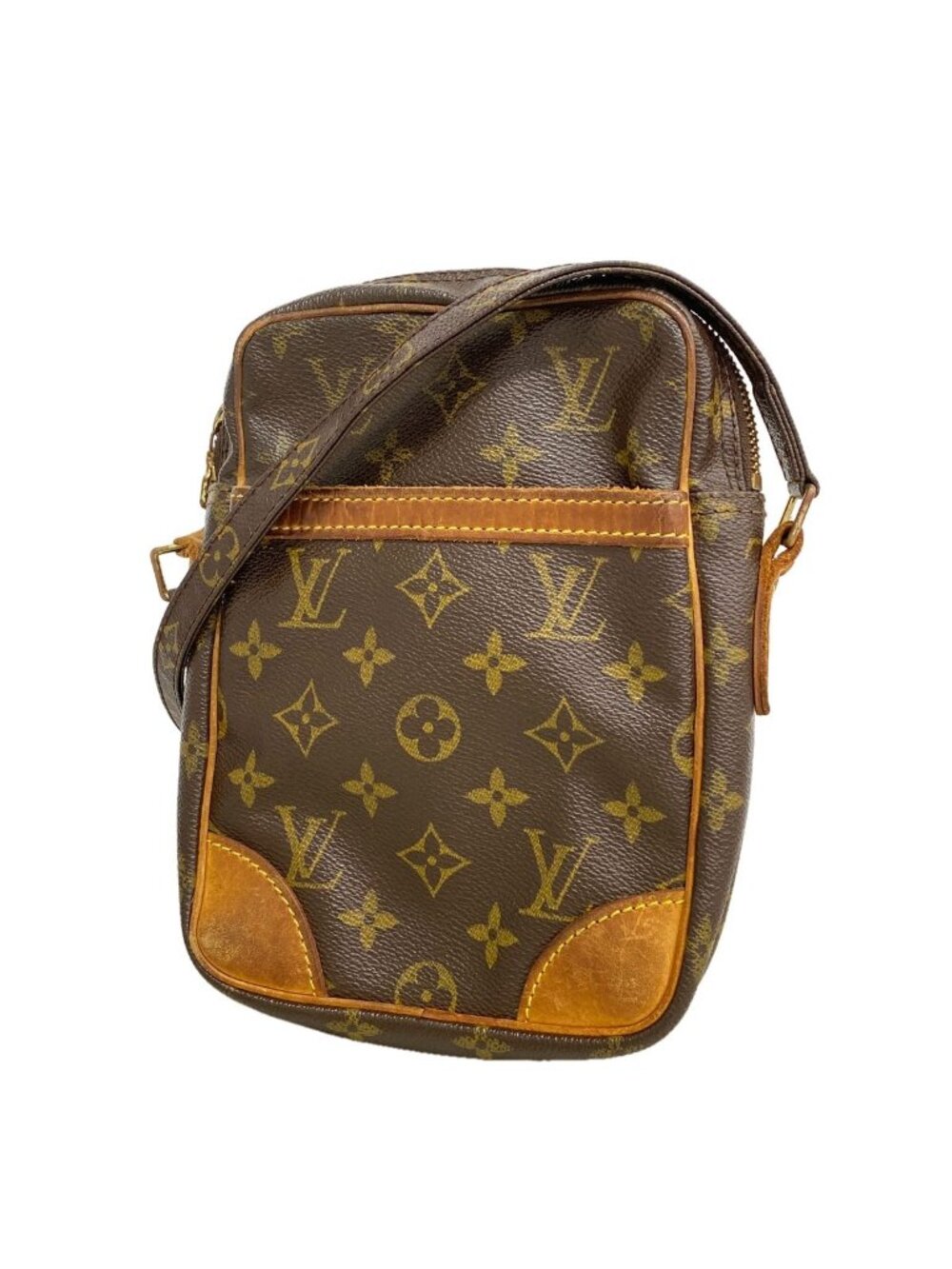 Louis Vuitton Shoulder Bag Monogram Danube Brown